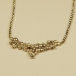 Collier aus 925 Sterlingsilber mit gelbem Turmalin