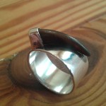 06.07 Ring aus 925 Sterlingsilber mit Dachskralle