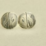 03.85 Ohrstecker "Gräser" aus 925 Sterlingsilber