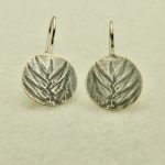 03.89 Ohrgehänge "Gräser" aus 925 Sterlingsilber