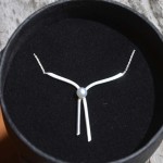 Kette aus 925 Sterlingsilber mit Perle