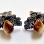 Trachtenohrstecker aus 925 Sterlingsilber mit Grandln